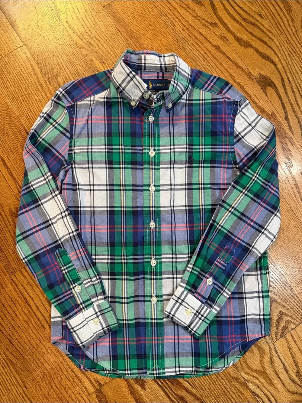 Boy’s Ralph Lauren Button Up/Button Down Shirt. Size S 8. Excellent Condition.